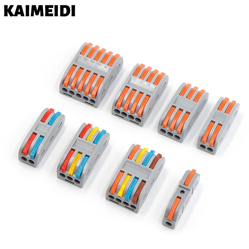 Đầu nối dây điện mềm/cứng KAIMEIDI 1-6 Sqmm 6A-40A 220V-600V