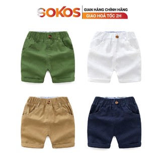 Quần short kaki bé trai quần bé trai hàng xuất âu mỹ