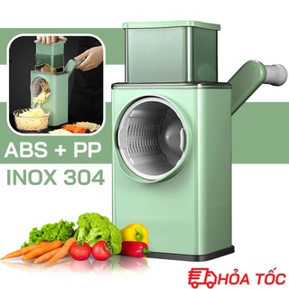 Máy Thái Lát Rau Củ Quả - Máy Bào Sợi Cắt Củ Quả Đa Năng Kèm 6 Lưỡi Dao Cắt Tiện Dụng Rẻ Nhất Shopee