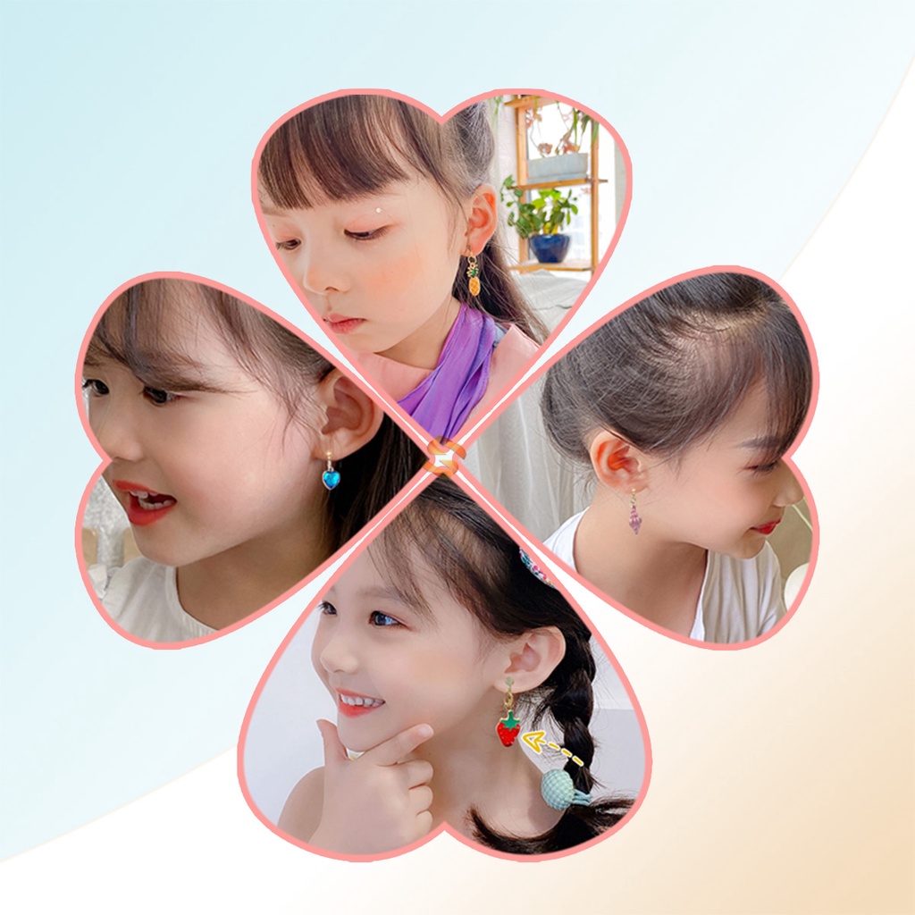 Khuyên Tai Dạng Kẹp Không Cần Khoan Họa Tiết Bí Ngô Phù Thủy Hoạt Hình Bằng Hợp Kim Không Gây Dị Ứng Phong Cách Halloween Hàn Quốc Cho Bé Gái