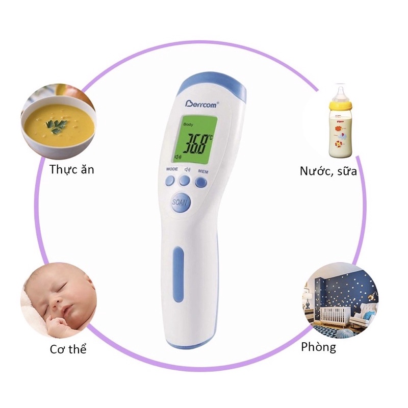 Nhiệt kế đo trán Berrcom JXB-182