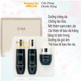 Set Chống Lão Hoá làm trắng Ohui Prime Advancer Xanh 3 sản phẩm