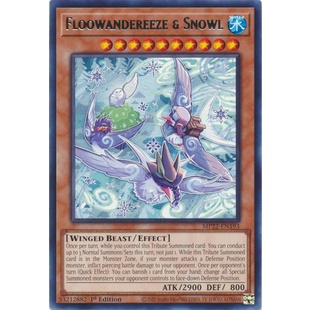 Thẻ bài Yugioh Floowandereeze & Snowl - MP22-EN193 - Rare 1st Edition