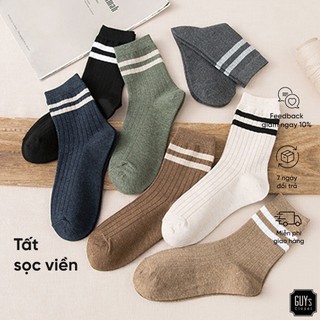 Tất sọc viền cổ cao, Nhiều màu