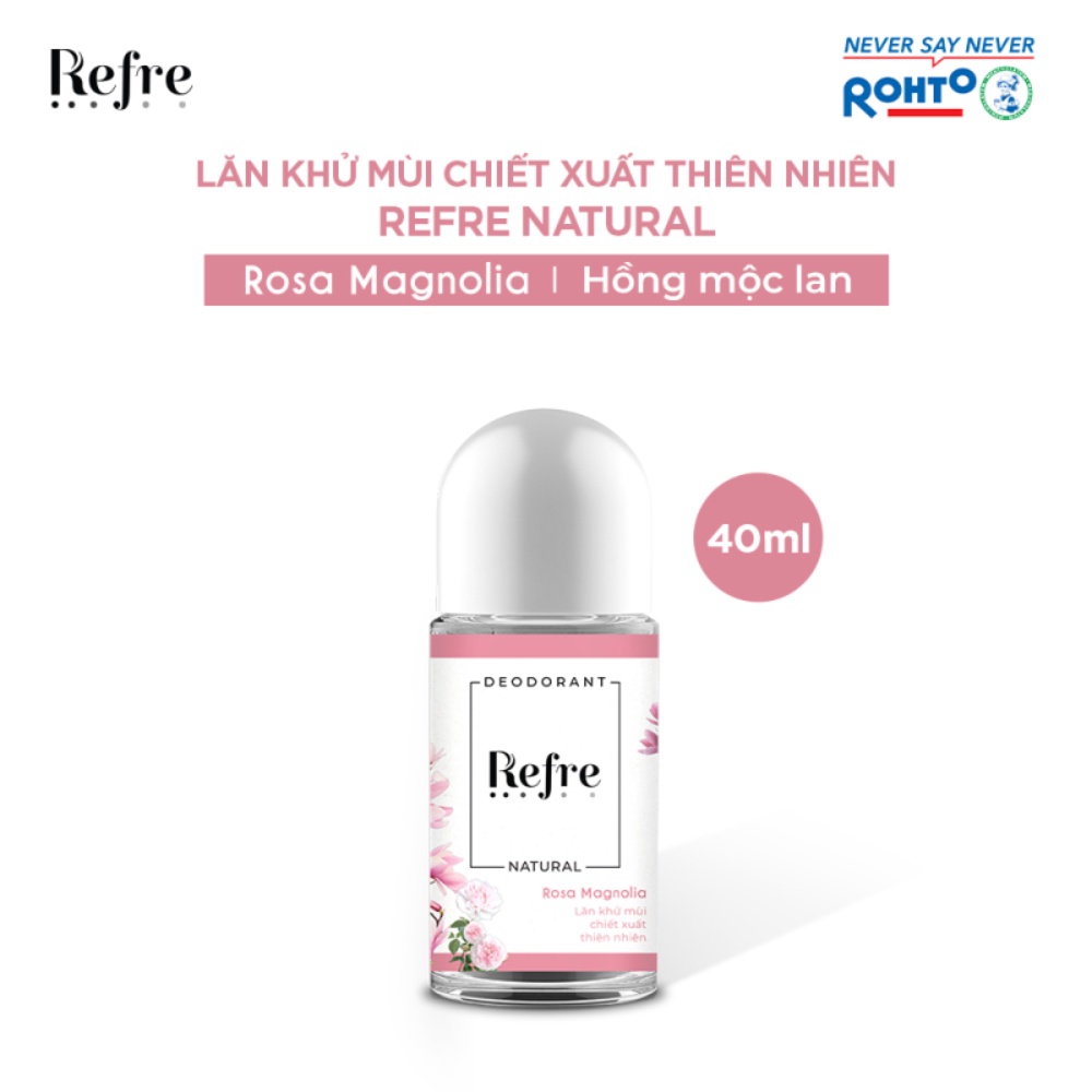 Lăn khử mùi hương tự nhiên Refre Natural 40ml