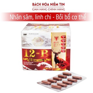 Multivitamin B12 - Giúp tăng sức đề kháng, giảm mệt mỏi - Bổ sung vitamin và khoáng chất kết hợp Linh chi, nhung hươu