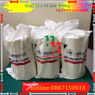 Bông Cuộn 1kg Bông Y Tế Bạch Tuyết