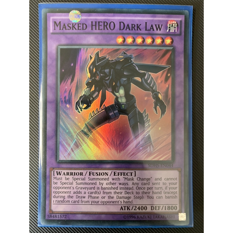 Thẻ bài Yugioh: Masked Hero Dark Law