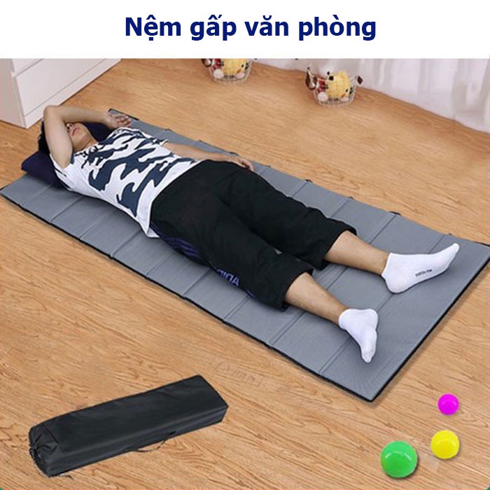 Đệm ngủ văn phòng, nệm gấp ngủ trưa văn phòng, nệm cá nhân gấp gọn 1 - 2 người nằm