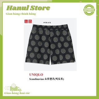 UNIQLO Quần sooc Scandinavian họa tiết hoa chấm