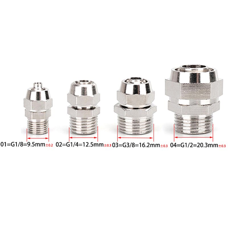 Khớp nối nhanh inox ren ngoài dạng vặn ren siêu bền