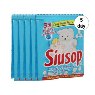 Combo 5 dây nước xả vải Siusop hương hoa lài 10 gói x 16g