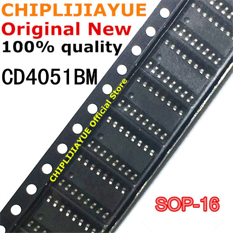Set 10-20 Chip IC Mới CD4051BM SOP-16 CD4051 HEF / HCF / CD4051 4051 SOP16 SMD Chuyên Dụng