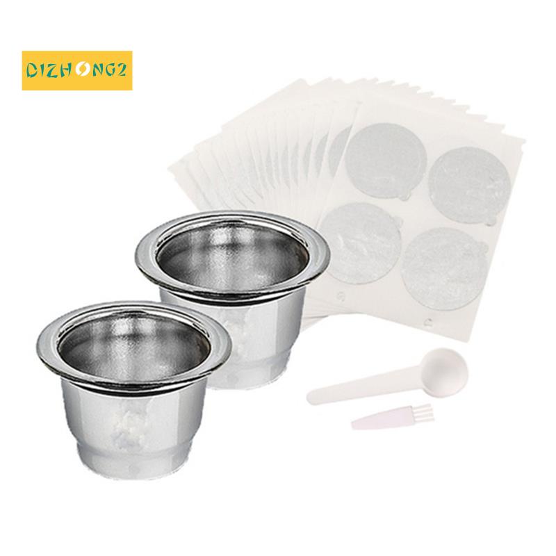 Refill for Nespresso Coffee Capsule Foils Refillable for Nespresso Coffee Capsules Reusable Italian Coffee Filter Pod
