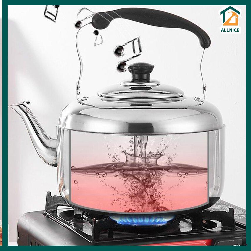 5L Ấm đun nước 4Lít inox 304 cao cấp sôi báo còi siêu to
