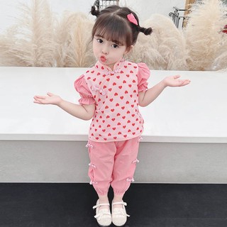 Hán phục bé gái năm 2025 cho trẻ em Trung Quốc phong cách cổ trang trẻ em Đường trang phục bé gái hai bộ 9,28