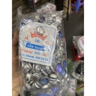 Phôi nút bọc vải đủ số từ 12 đến 28 (chân nhựa - chân nhôm)