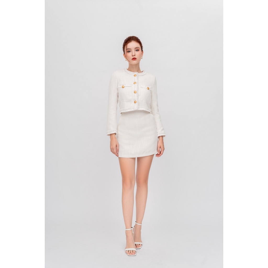 Set dạ tweed thiết kế Meemdy - Rina set
