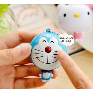 Thước Dây Cuộn Doremon Có Móc Khóa