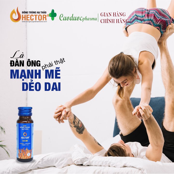 (Chính hãng) Nước Đông trùng hạ thảo Hector Sâm- Tăng cường chức năng phổi, tăng lực nhanh cải thiện sinh lý