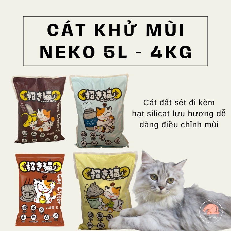 Cát vệ sinh cho mèo - Maneki Neko