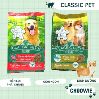 Thức ăn hạt Classic Pet - Dành cho chó trưởng thành - 400 gram - Choowie Pet Shop