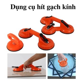 Dụng cụ hít gạch kính đá 1, 2 và 3 chạc, cái hít gạch men cầm tay thi công ốp lát gach, nhôm kính