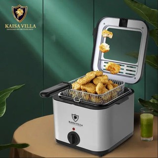 Nồi chiên ngập dầu, bếp điện chiên rán dầu kaisa villa/hàng chính hãng