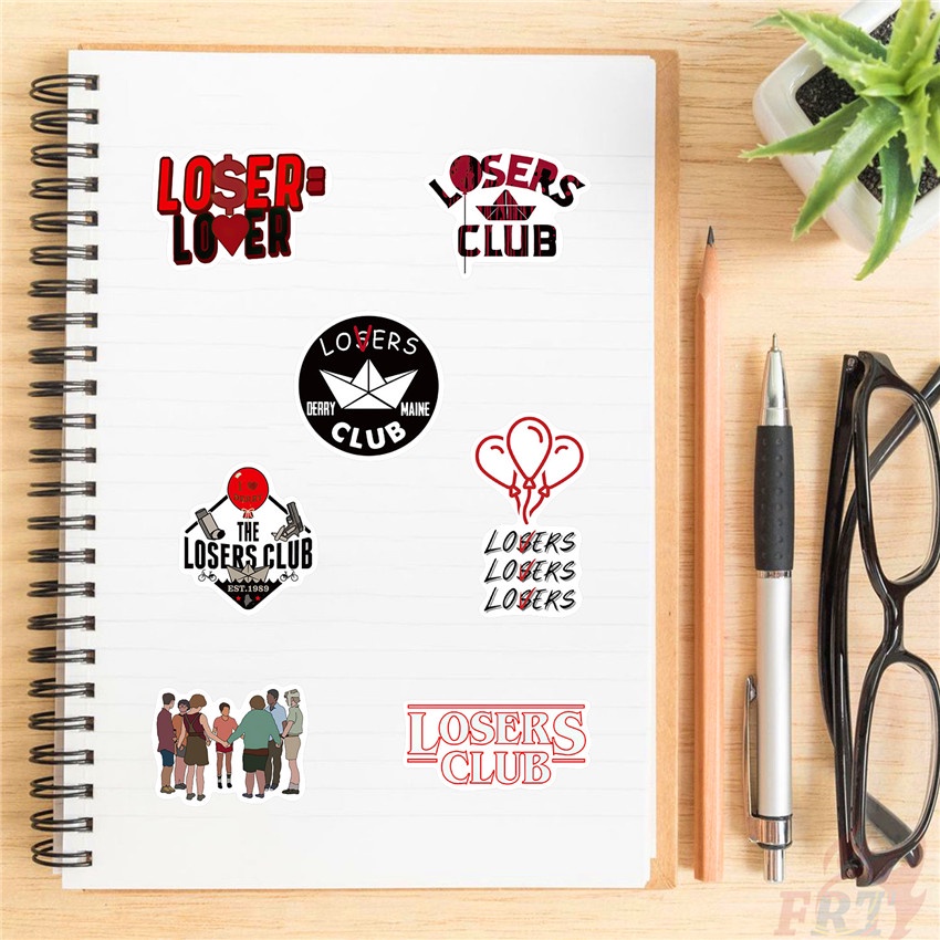 ❉ Nhãn Dán Câu Lạc Bộ Losers Series 01 ❉ Bộ 50 Sticker Chống Thấm Nước Họa Tiết Doodle Hợp Thời Trang