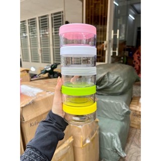 Hủ 200gr trong nắp màu