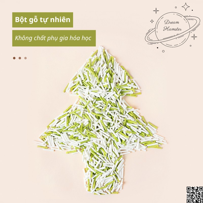 Viên giấy/sợi giấy nén lót chuồng Yee cho hamster, sóc, bọ, rat, chinchilla...(100gr và 450gr)