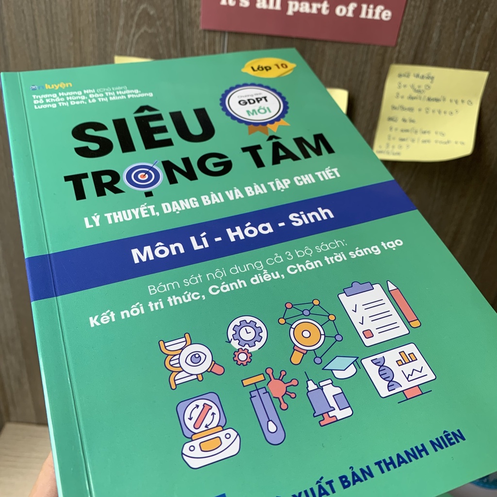 Lớp 10(bộ Kết nối) Combo 2 sách Siêu trọng tâm Toán-Văn_Anh và Lí-Hóa-Sinh [Nhà sách Ôn luyện]