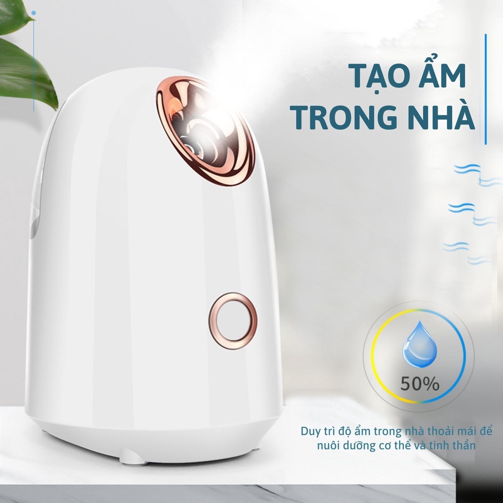 Máy xông mặt JIASHI xông hơi nóng tạo cảm giác dễ chịu massage làm sạch da mặt từ sâu bên trong  - MXH01