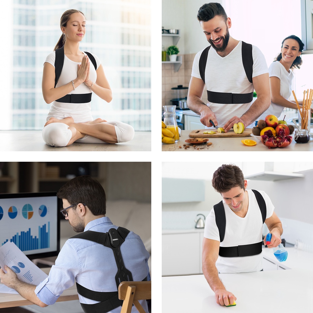 OneTwoFit  Đai chống gù lưng, giải quyết hiệu quả tình trạng gù lưng và giữ dáng đai lưng có nhắc OT044802