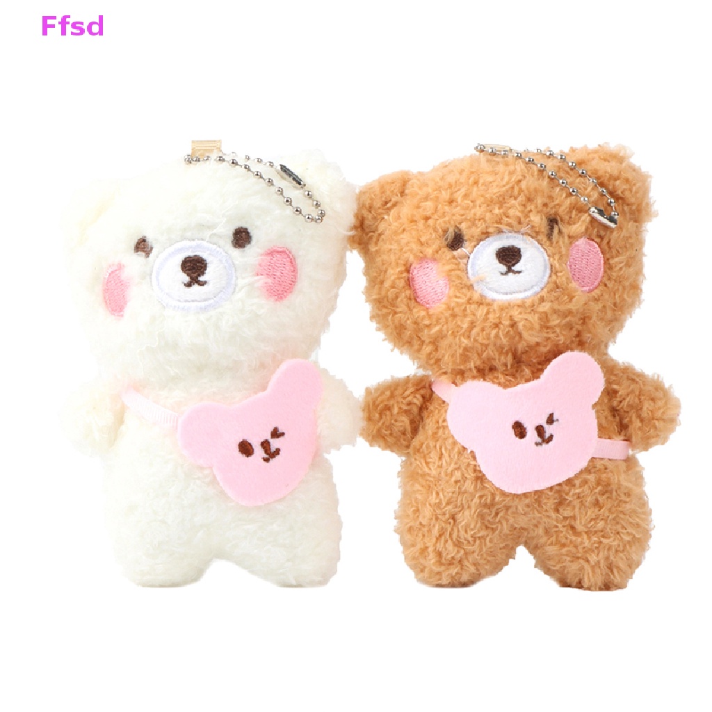 Móc Khóa Gấu Teddy Đeo Ba Lô Mini 12CM Dễ Thương Dành Cho Cặp Đôi