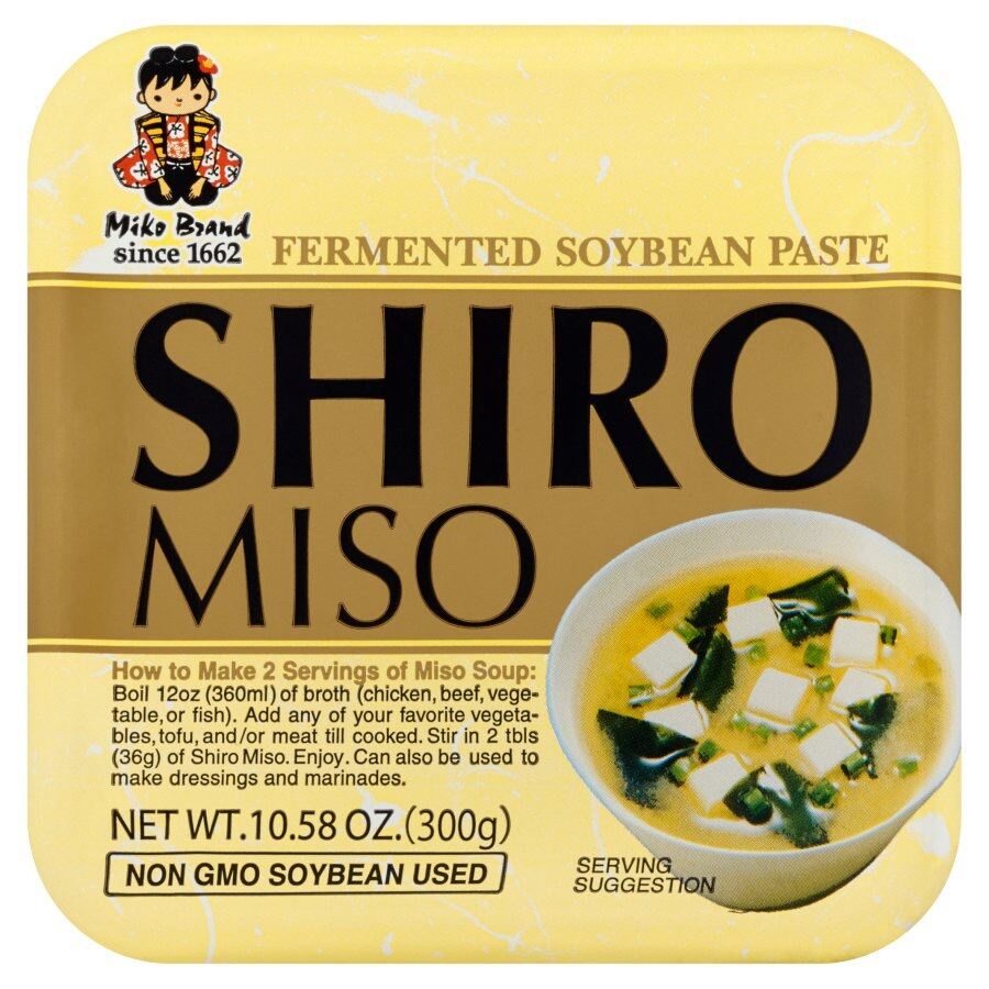 Nguyên liệu nấu súp Miso Trắng(vị đậu tương) - Đỏ(vị bột cá)