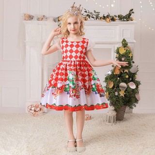 Oder váy noel kèm bờm bé gái