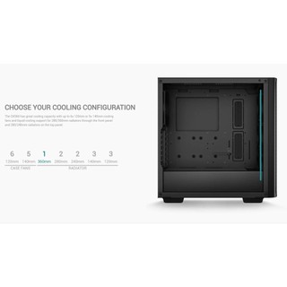 Vỏ Case DEEPCOOL CK560 ĐEN (TẶNG 4FAN)
