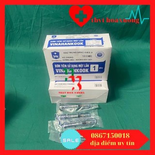 [Bán lẻ 10 chiếc] Bơm tiêm 1 lần Vinahankook 1ml