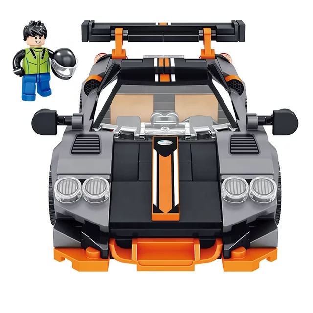 Bộ đồ chơi lắp ráp xe đua Panlos Brick mã 666017 nhựa ABS