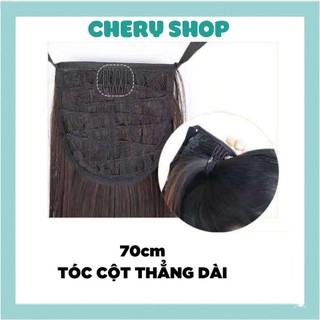Tóc giả nữ đẹp 💄 FREESHIP 💄 tóc cột thẳng dài 60cm