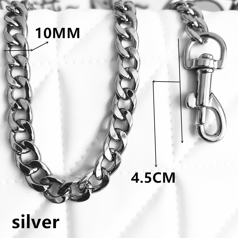 Dây Xích Kim Loại Bản Rộng Phẳng Thay Thế Cho Túi Xách Thời Trang Dây Đeo Vai