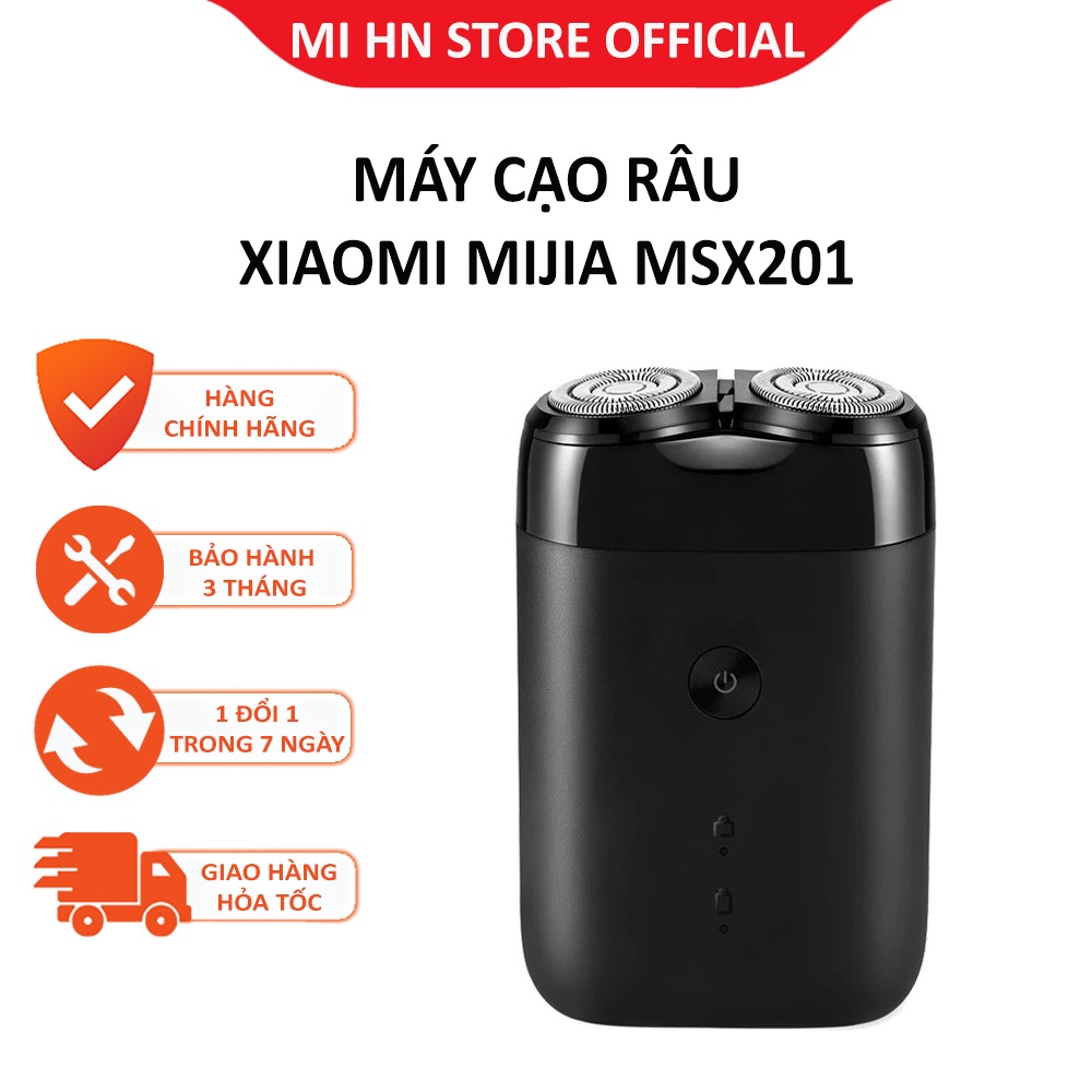 Máy Cạo Râu Mini Xiaomi Mijia S100 MSX201, 2 lưỡi, chống nước IPX7 - Bảo hành 3 tháng