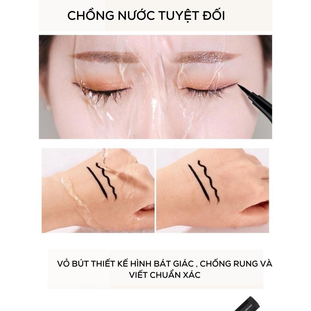 Bút Kẻ Mắt siêu Mảnh, Chống Nước, Lâu Trôi, Luoda Flower eyeliner Là Chì Kẻ Mắt Giúp Kẻ Mắt Nhanh Khô, Siêu bền