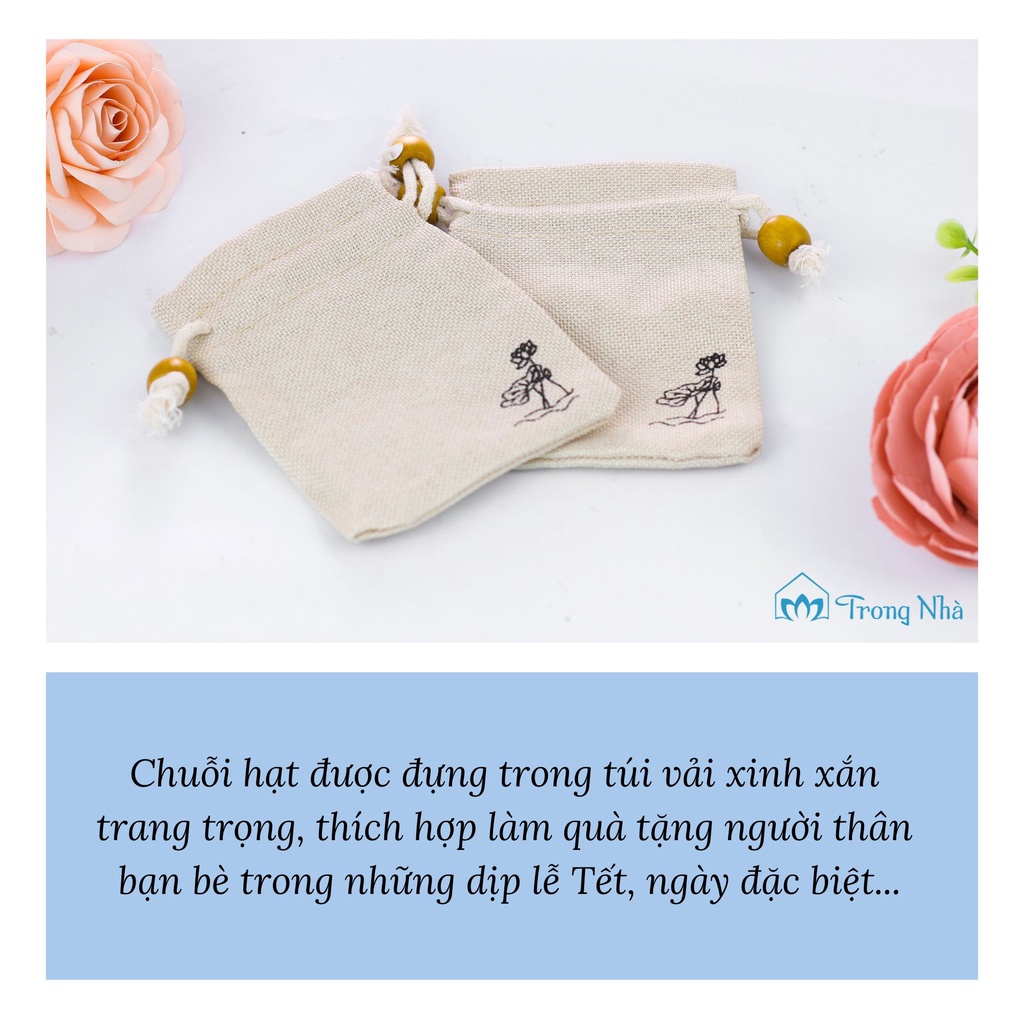 Chuỗi tràng hạt muồng 6li, chuỗi tràng hạt phong thủy - Bình an, May mắn - Trong Nhà