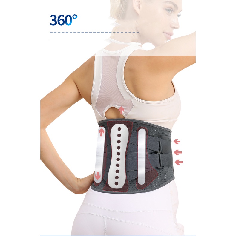 Đai Lưng Thắt Lưng Định Hình Cột Sống Cải Thiện Thoái Hóa,Thoát Vị  Vùng Thắt Lưng Thoáng Khí Bicky