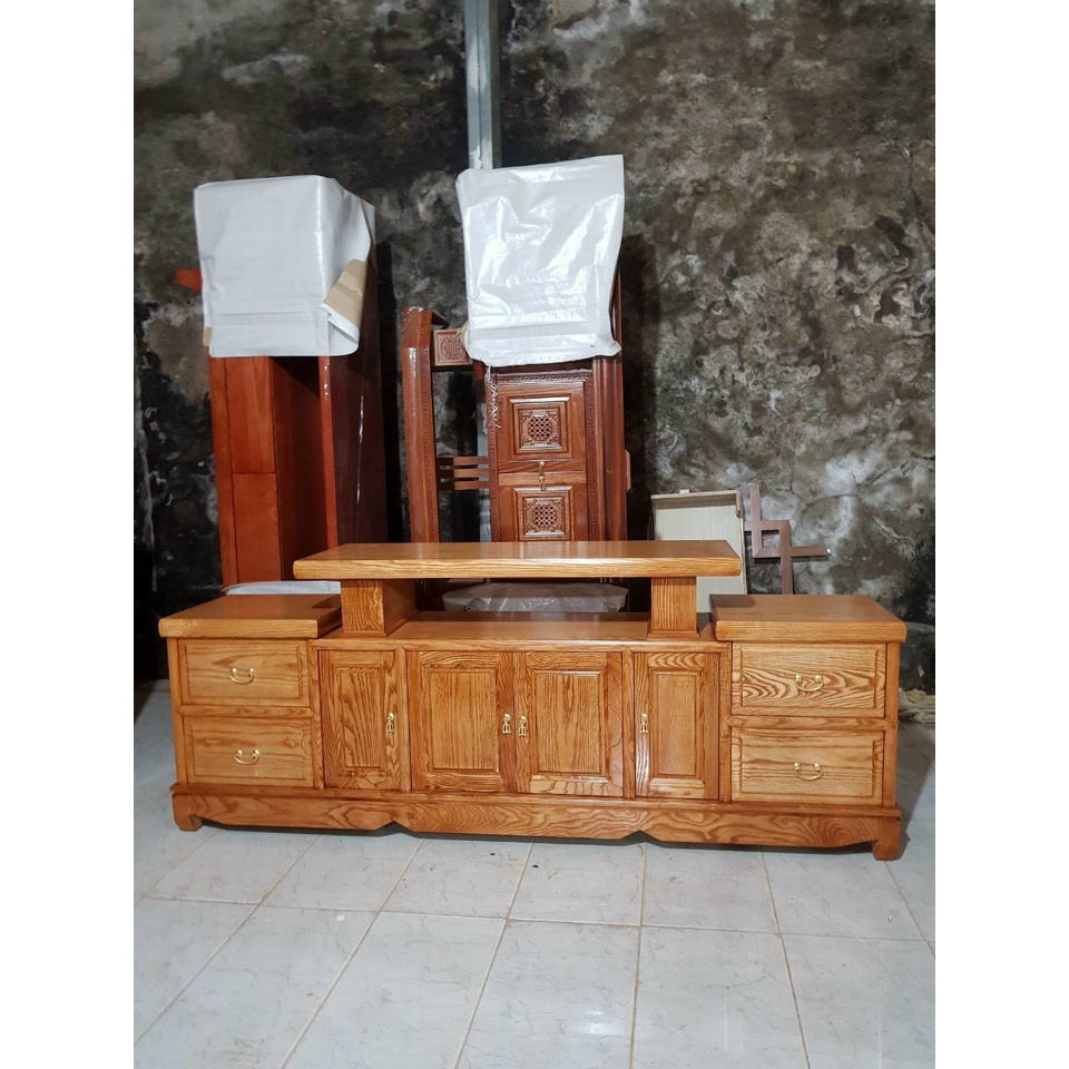 Kệ tivi thớt trơn, gỗ sồi dài 2m, 2m2, 2m4, lưu ý đặt hàng qua zalo