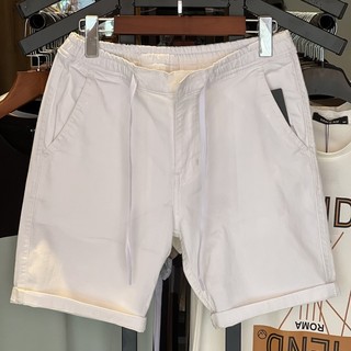 Quần short nam kaki thun có co giản, quần lửng nam lưng thun dáng thể thao