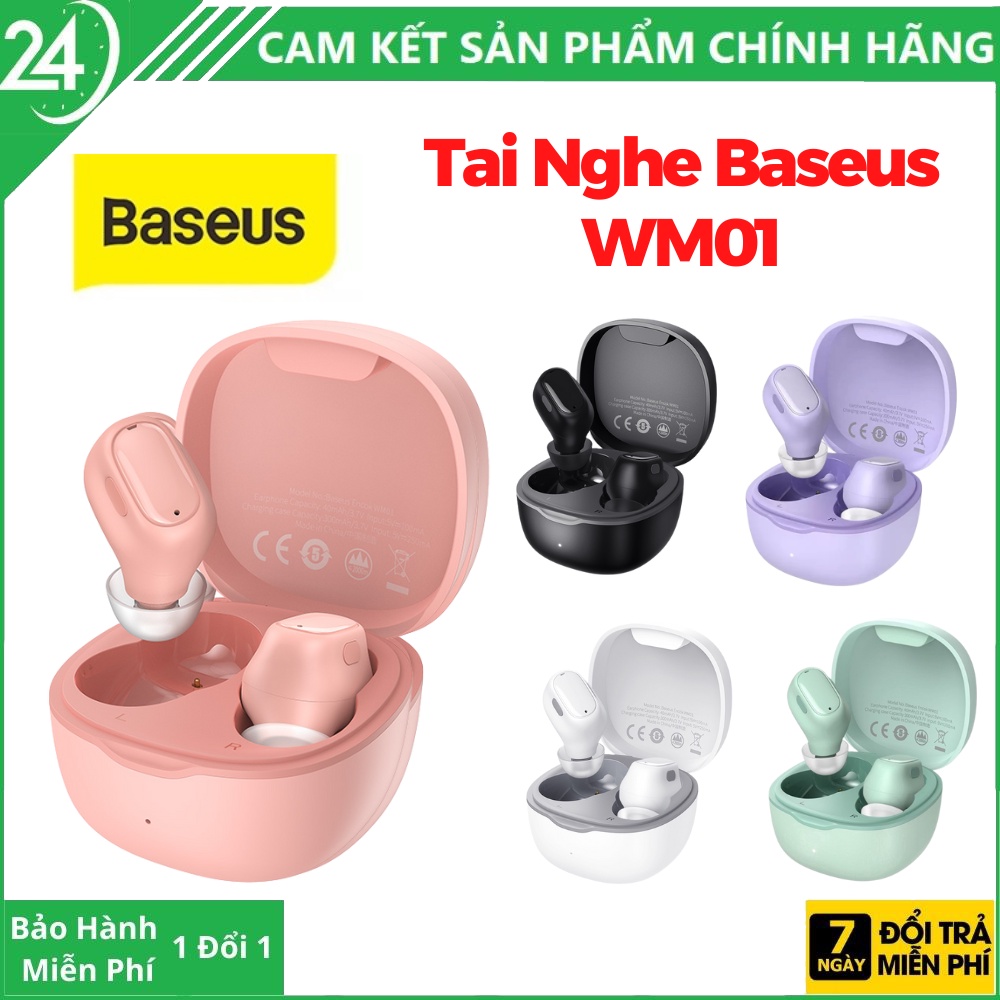 Tai Nghe Bluetooth 5.3 Baseus WM01 TWS Chống Ồn