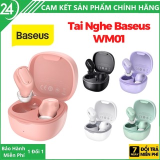 Tai nghe bluetooth 5.3 baseus wm01 tws chống ồn